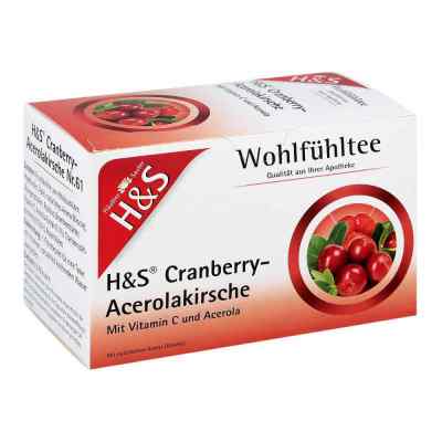 H&S herbata w saszetkach z żurawiną i acerolą 20X2.8 g od H&S Tee - Gesellschaft mbH & Co. PZN 06582434