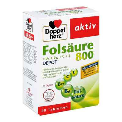 Doppelherz kwas foliowy 800 + witam. B tabletki zamów na apo-discounter.pl