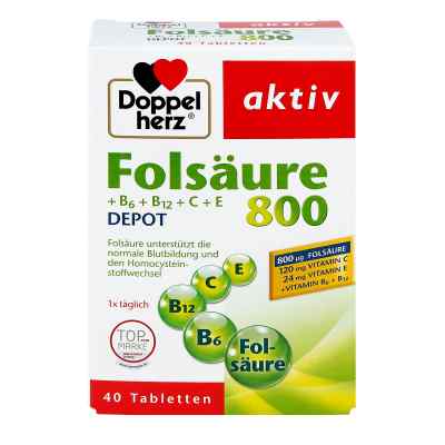 Doppelherz kwas foliowy 800 + witam. B tabletki Doppelherz kwas foliowy 800 + witam. B tabletki