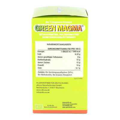 Green Magma wyciąg z zielonego jęczmienia zamów na apo-discounter.pl
