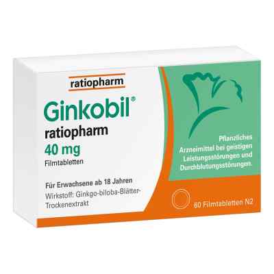 Ginkobil ratiopharm 40 mg Filmtabletten zamów na apo-discounter.pl