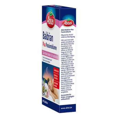 Abtei Baldrian plus tabletki z passiflorą zamów na apo-discounter.pl