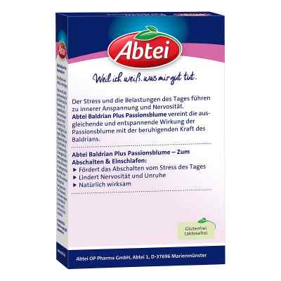 Abtei Baldrian plus tabletki z passiflorą zamów na apo-discounter.pl