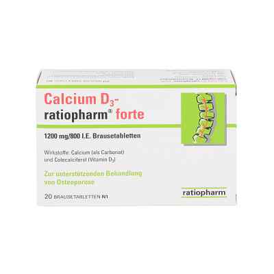 Calcium D3 ratiopharm forte Brausetabl. zamów na apo-discounter.pl