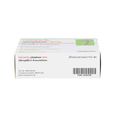 Calcium D3 ratiopharm forte Brausetabl. zamów na apo-discounter.pl