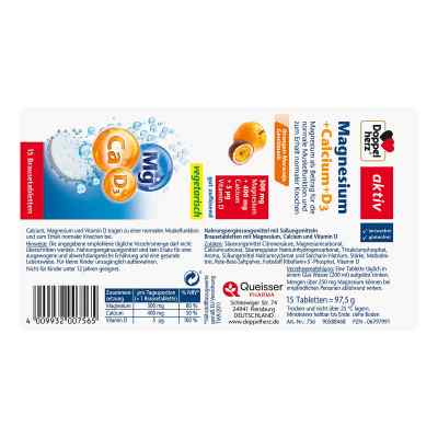 Doppelherz magnez+wapń+D3 tabletki musujące zamów na apo-discounter.pl