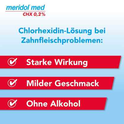 Meridol med Chx 0,2% płyn do płukania jamy ustnej zamów na apo-discounter.pl