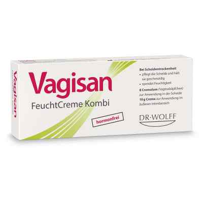 Vagisan zestaw nawilżający 10g krem + 8x czopki zamów na apo-discounter.pl