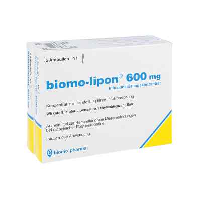 Biomo Lipon 600 mg Amp. zamów na apo-discounter.pl