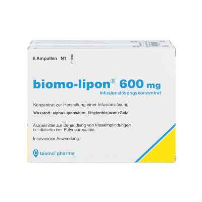 Biomo Lipon 600 mg Amp. Biomo Lipon 600 mg Amp.