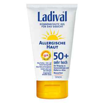 Ladival żel ochronny dla skóry alergicznej twarzy SPF50 zamów na apo-discounter.pl