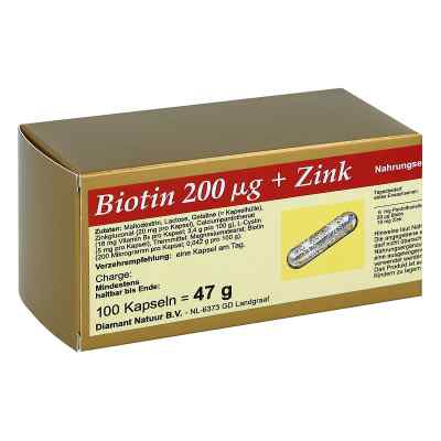 Biotin 200µg + cynk kapsułki zamów na apo-discounter.pl