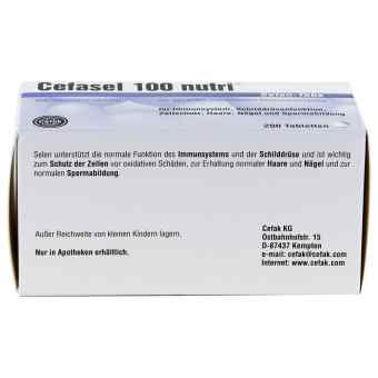 Cefasel 100 nutri Selen Tabs tabletki zamów na apo-discounter.pl