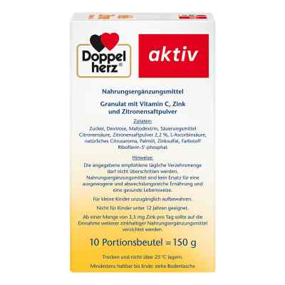 Doppelherz Heisse witamina C + cynk granulat zamów na apo-discounter.pl