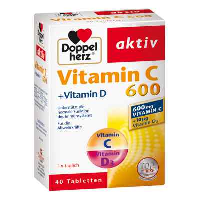 Doppelherz Witamina C 600 + Witamina D tabletki zamów na apo-discounter.pl