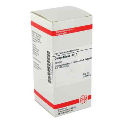 Ginkgo Biloba D 12 Tabl. zamów na apo-discounter.pl