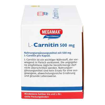 L-carnitin 500 mg Megamax kapsułki zamów na apo-discounter.pl