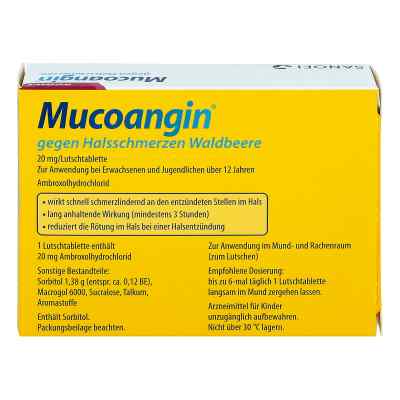 Mucoangin Waldbeere 20 mg Lutschtabletten zamów na apo-discounter.pl