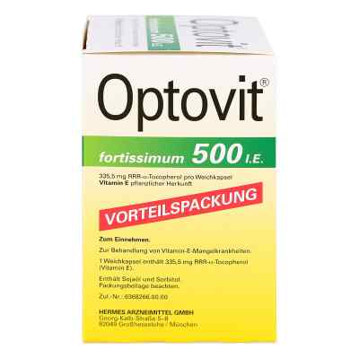 Optovit fortissimum 500 Kapseln zamów na apo-discounter.pl