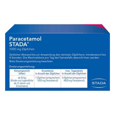 Paracetamol Stada 1000 Erw.-suppos. zamów na apo-discounter.pl