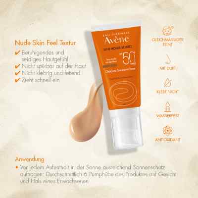 Avene Sunsitive tonujący krem p/słoneczny SPF 50+ Avene Sunsitive tonujący krem p/słoneczny SPF 50+