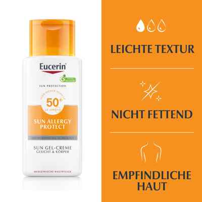 Eucerin Sun Żel-krem do opalania do skóry alergicznej SPF 50+ zamów na apo-discounter.pl