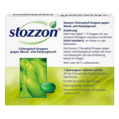 Stozzon chlorofil tabletki powlekane Stozzon chlorofil tabletki powlekane