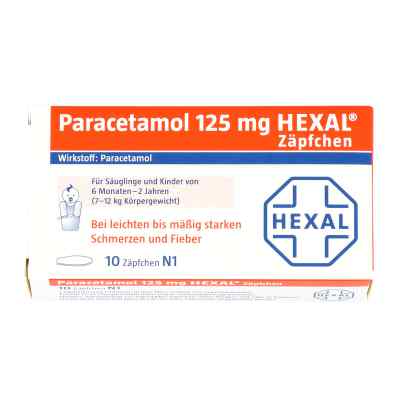 Paracetamol 125 Hexal Zaepfchen Paracetamol 125 Hexal Zaepfchen