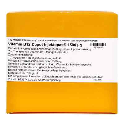 Witamina B12-Depot injektopas ampułki 1500 μg zamów na apo-discounter.pl