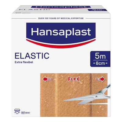 Hansaplast Elastic Pflaster 5mx8cm zamów na apo-discounter.pl
