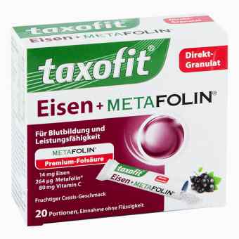 Taxofit® Granulat z żelazem i metafoliną zamów na apo-discounter.pl