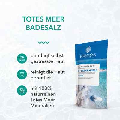 Dermasel czysta sól do kąpieli z Morza Martwego zamów na apo-discounter.pl