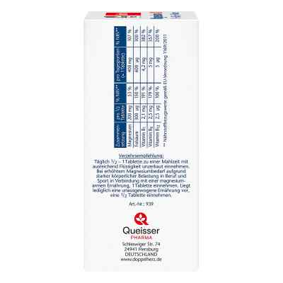 Doppelherz magnez 400mg+ wit.B+ kwas foliowy tabletki zamów na apo-discounter.pl