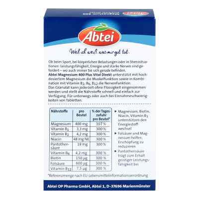 Abtei Magnez 400 mg + witamina B granulat zamów na apo-discounter.pl