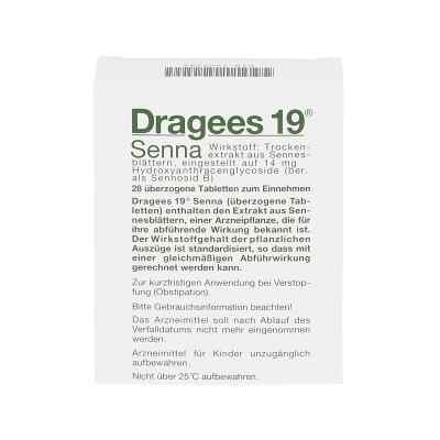 Dragees 19 Senna Dragees 19 Senna