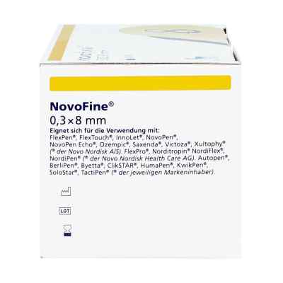 Novofine 8® Igły do wstrzykiwaczy insulinowych 0,30x8 mm 30 G TW zamów na apo-discounter.pl