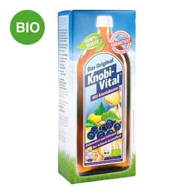 Bio Knobivital z owocami aronii  960 ml od KnobiVital Naturheilmittel GmbH PZN 07748500
