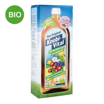 Knobivital Głóg i Czarny Bez dla prawidłowego krążenia 960 ml od KnobiVital Naturheilmittel GmbH PZN 07748552