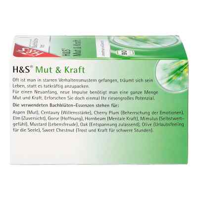 H&s Bachblueten Mut & Kraft Tee Filterbtl. zamów na apo-discounter.pl