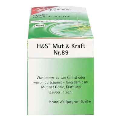 H&s Bachblueten Mut & Kraft Tee Filterbtl. zamów na apo-discounter.pl