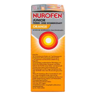 Nurofen Junior Fieb.+schmerzsaft Orange 40mg/ml zamów na apo-discounter.pl