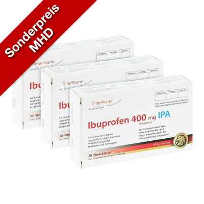 Ibuprofen 400 mg tabletki powlekane 3x20 szt. od Inter Pharm Arzneimittel GmbH PZN 08100820