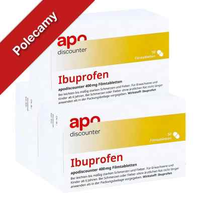 Ibuprofen Apodiscounter 400 Mg Schmerztabletten 3 x 50 szt. od Fairmed Healthcare GmbH PZN 08101937