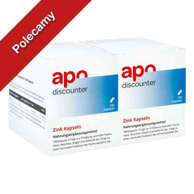Zink Kapseln 15 mg von apo-discounter 2x180 szt. od apo.com Group GmbH PZN 08101944