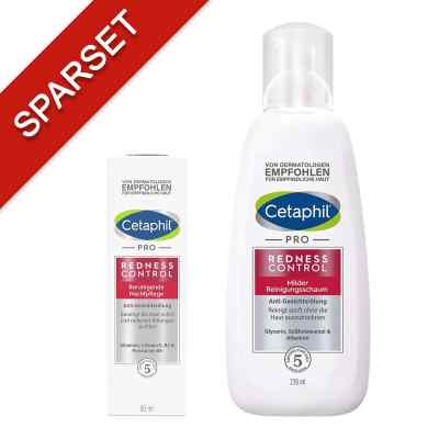 Cetaphil Rednesscontrol Milder Reinigungsschaum + Beruhigende Na 236+50 ml od Galderma Laboratorium GmbH PZN 08105068