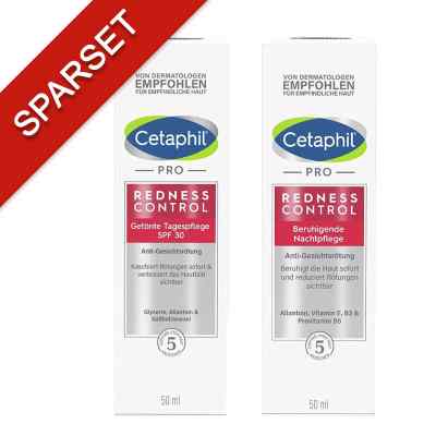 Cetaphil Rednesscontrol Getönte Tagespflege Spf30 + Beruhigende  2x50 ml od Galderma Laboratorium GmbH PZN 08105069