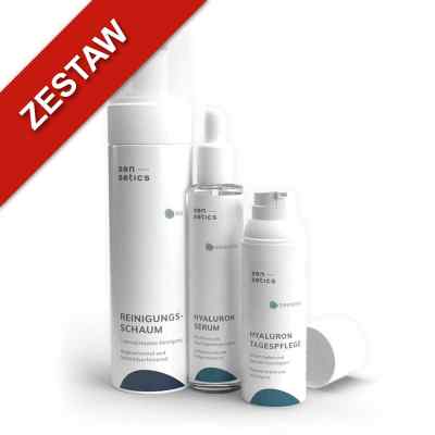 sensetics Anti-age Set: Reinigung + Serum + Tagespflege 200+50+50 ml od apo.com Group GmbH PZN 08105328