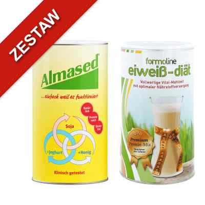 Almased proszek (500g) + Formoline proszek (480g) 500+480 g od  PZN 08130056