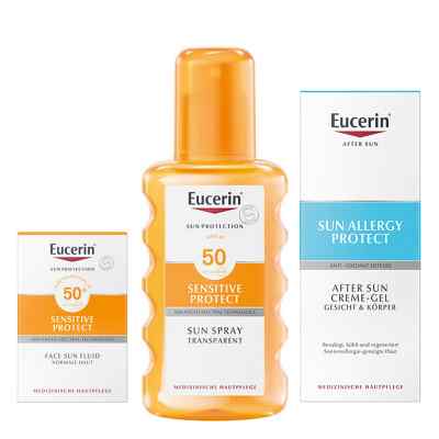 Eucerin Sun 50 zestaw przeciwsłoneczny zamów na apo-discounter.pl