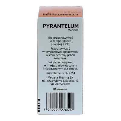 Pyrantelum Medana zawiesina doustna 0,25g/5ml zamów na apo-discounter.pl